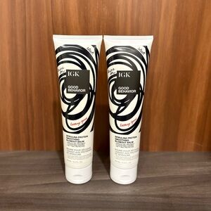 IGK Good Behavior Spirulina Protein Smoothing Balm x2